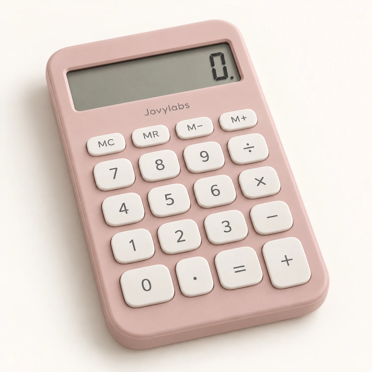 Mallow Pocket Calculator in Dusty pink