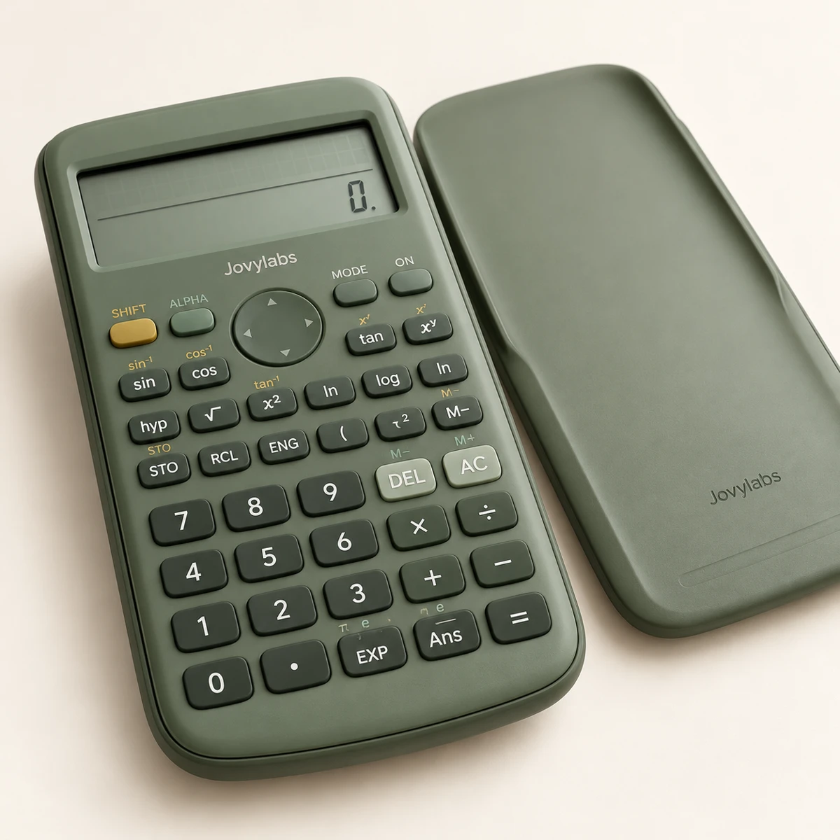 Grove Scientific Calculator in Moss green